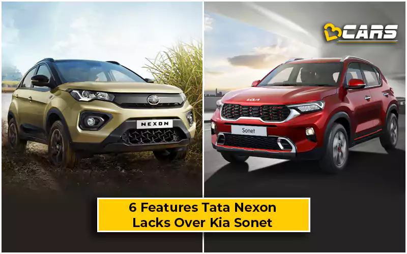Features Missing In Tata Nexon Over Kia Sonet